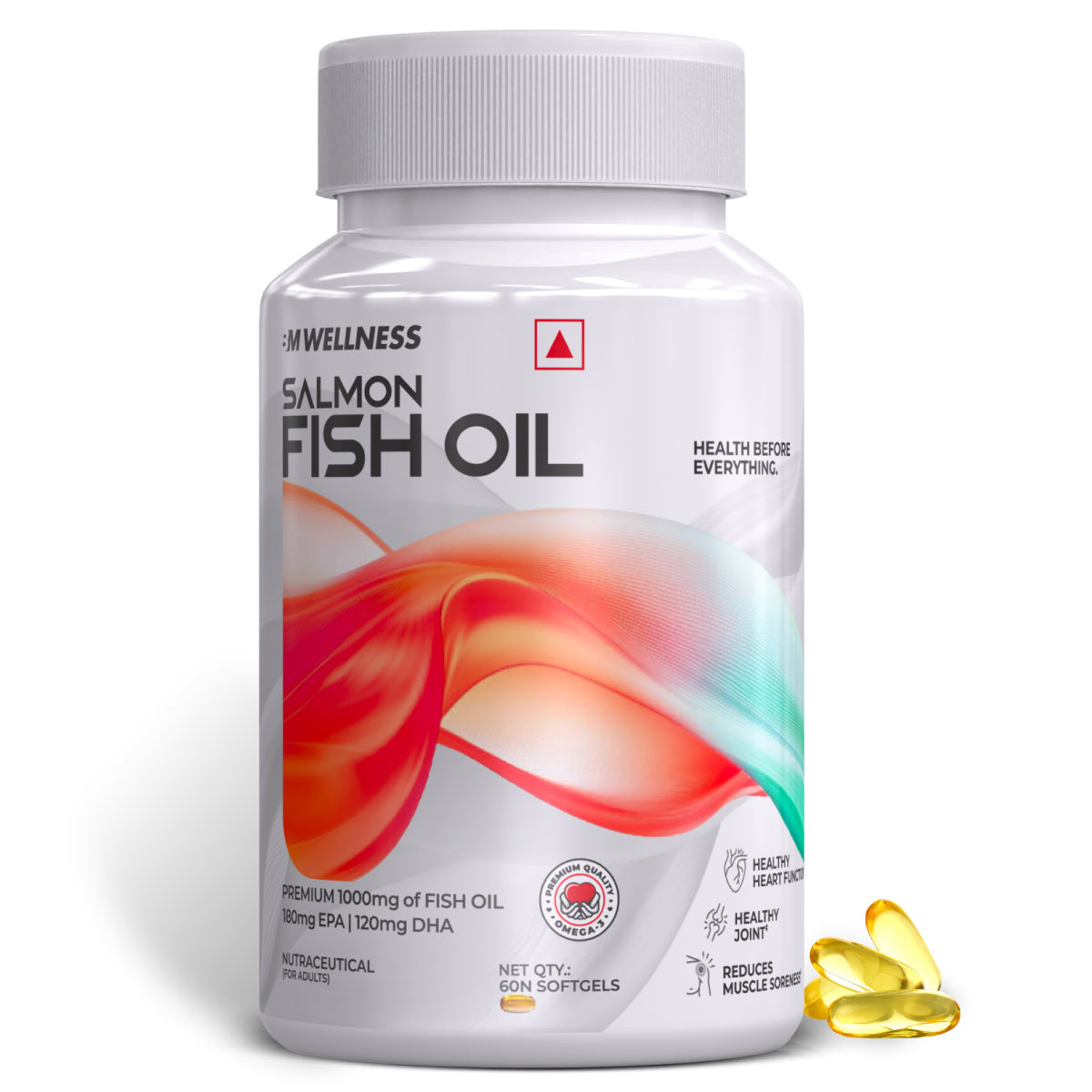 Big Muscle Wellness Salmon Fish Oil 60cap